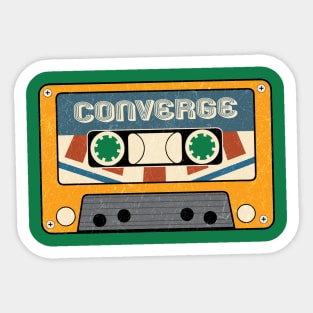 Cassete vintage Converge Sticker